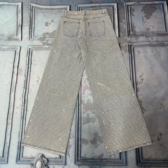 Alice and Olivia Trish Embellished Jeans - Picture 8 of 10